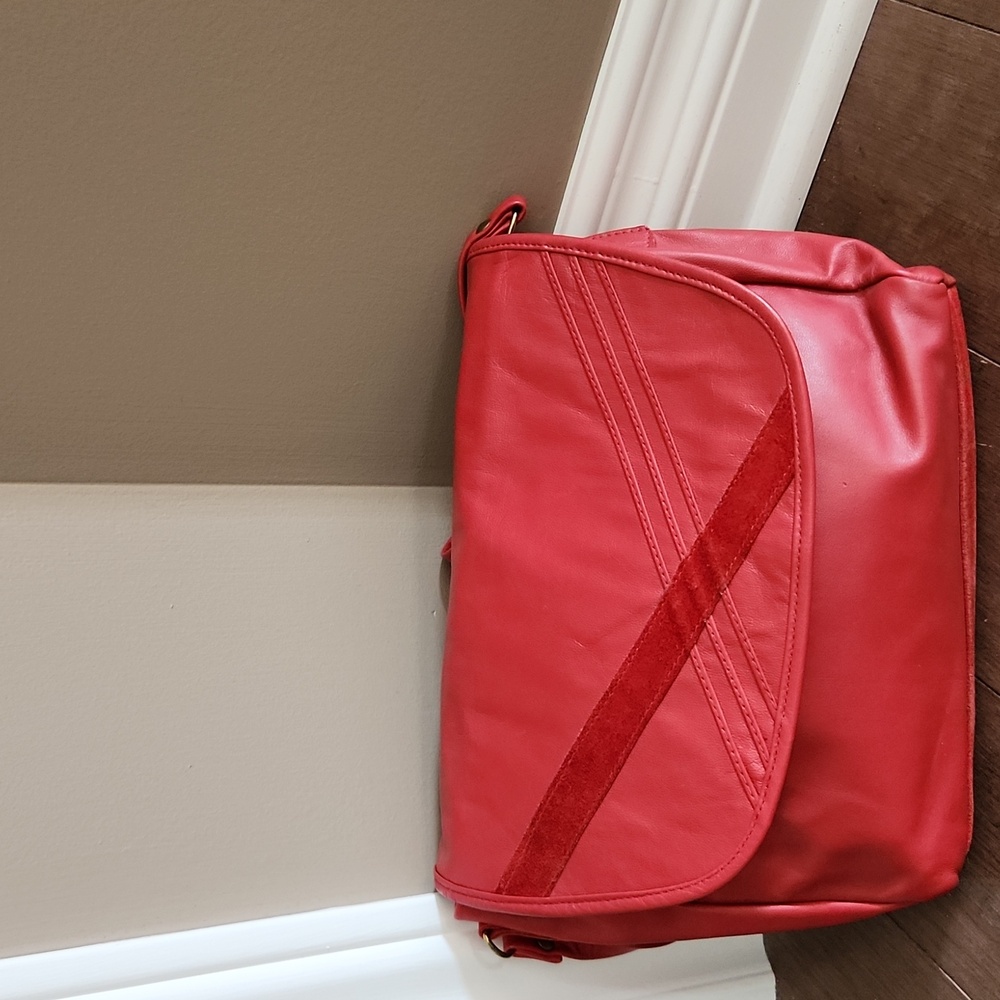 Vintage Red Crossbody Bag